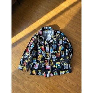 Playbill Musical Broadway Shows Pajama Top Only Sz Women's Medium